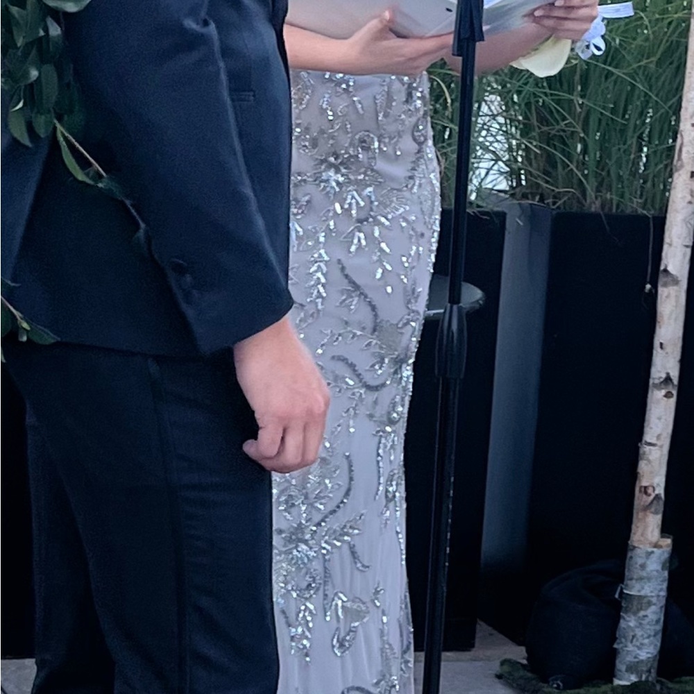 SPARKLE on NEW YEARS EVE ✨Aidan Mattox beaded column dress